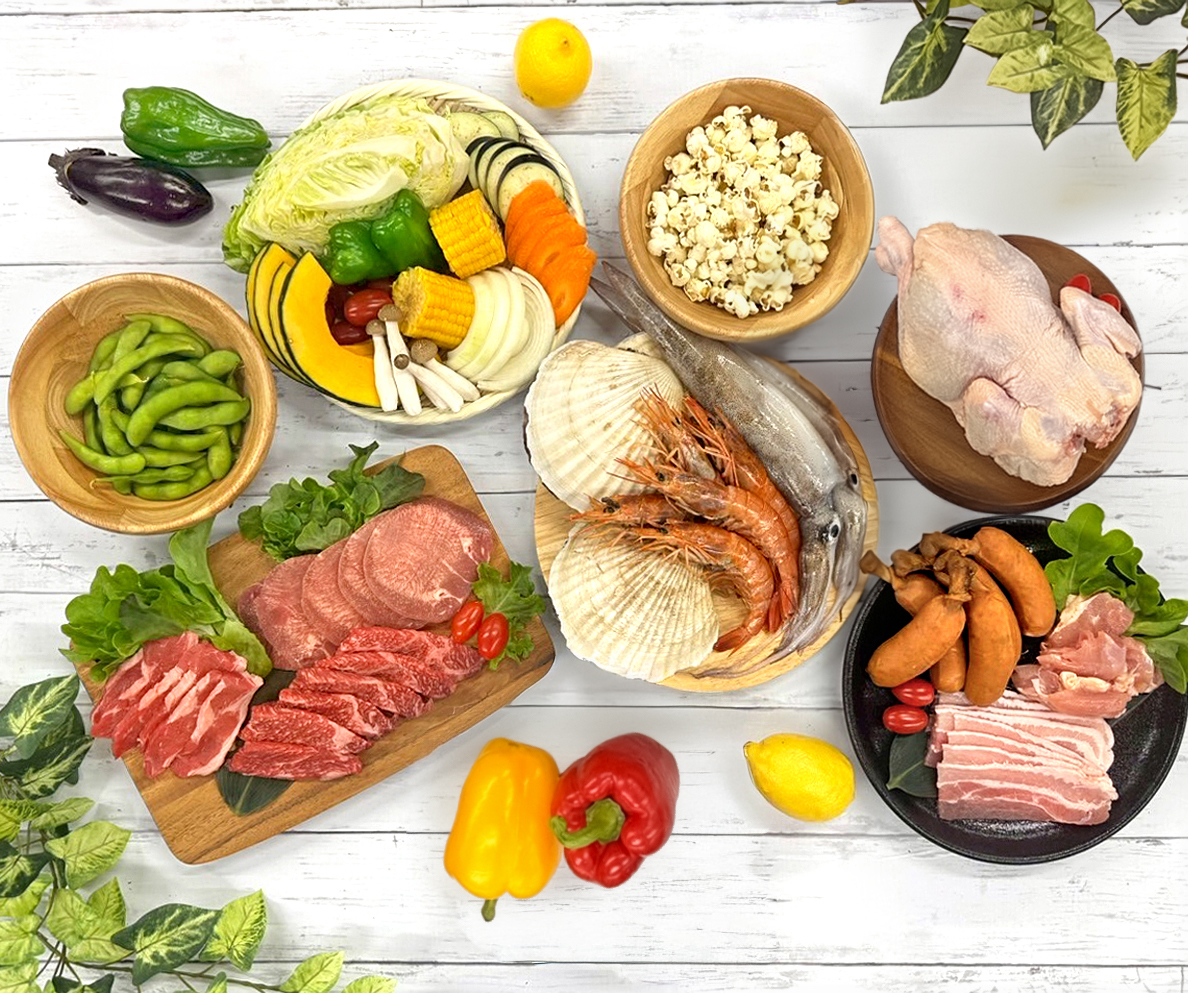 海鮮＆ビア缶チキンプラン